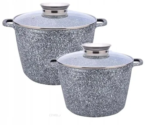 SET VON 2 10L + 14L ZL-8547 Topfset Induktion, Töpfe beschichtet, Kochtopf Set| Kochgeschirr Set, Topfset induktionsgeeignet
