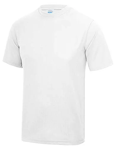 AWDis Herren Cooles T-Shirt, Weiß (Arctic White), 58