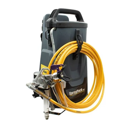 WAGNER SprayPack 18V Kit 2466025 - Farbsprühsystem mit 7,5 m Schlauchlänge, ideal für präzises und schnelles Arbeiten bei Malerprojekten. Perfekt für Heimwerker und Profis.