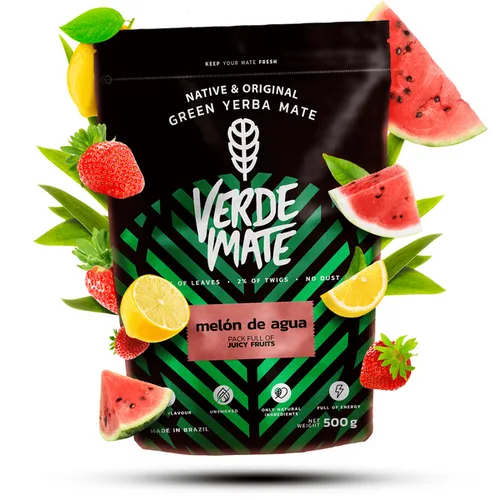 Mate Tee Verde Mate Melón de Agua Yerba Mate Wassermelone Natürlich Ungeräuchert