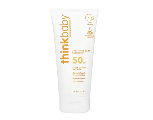 think, Thinkbaby®, Zinc Oxide, Sonnenschutz mit Zinkoxid, LSF 50, 177 ml