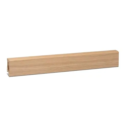 Kgm Sockelleiste Eiche Furnier Unbehandelt 16x40mm Modern Profil