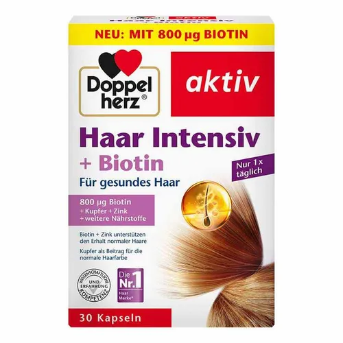Doppelherz Haar Intensiv + Biotin Kapseln Inhalt: 17.4 g