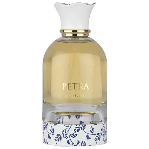 Lattafa Petra Eau De Parfum 100 ml - Damendüfte mit einem verführerischen, blumigen Duft, der das Selbstbewusstsein stärkt und den ganzen Tag anhält.