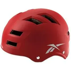 Reebok Helm für Elektroroller - Schutzhelm für Elektroroller, einstellbar und in Einheitsgröße. Ideal für Unisex-Erwachsene, sorgt für Sicherheit und Style in leuchtendem Rot.