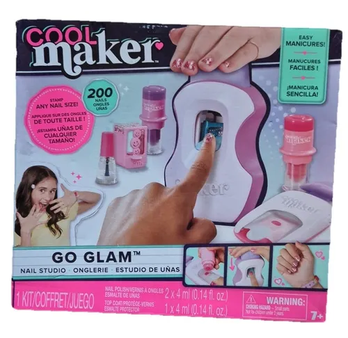 Cool Maker Go Glam Nagelstudio - Kreatives Basteln für Kinder - Spielzeug für kreative Köpfe, ideal für Schulkinder ab 7 Jahren, fördert die Fantasie und das handwerkliche Geschick.