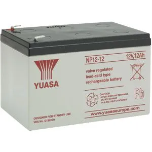 Yuasa Original Bleiakku NP12-12 Vds 12V - Werkzeugakkus mit 12Ah Kapazität, ideal für zuverlässige Energieversorgung in verschiedenen Anwendungen.