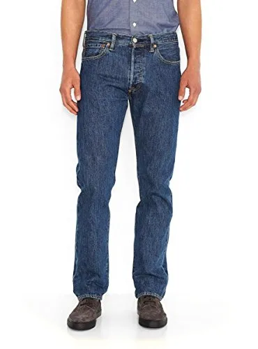 Levi's® Herren Jeans 501® Original Straight Fit Marlon - Jeans in Marlon, W36/L32 mit schmaler Passform und hohem Stretchanteil für ganztägigen Komfort. Eleganter Look und ideal als Alternative zur Skinny Jeans.