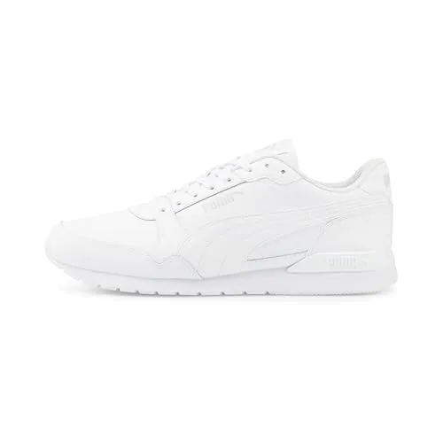 PUMA St Runner V3 L Sneaker - Weiß/Grau/Violett, 37 EU - Herren-Sneaker mit CMEVA-Technologie für maximale Performance und SoftFoam+ Innensohle für perfekten Komfort und Dämpfung bei jedem Schritt.