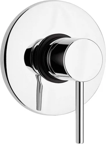 Einhebel-Duscharmatur Salice zur Unterputzmontage - Moderne Duscharmatur in verchromter Ausführung für eine elegante Badezimmergestaltung. Robustes Messing sorgt für Langlebigkeit und einfache Montage. Perfekt kombinierbar mit weiteren Armaturen der Salice-Serie.