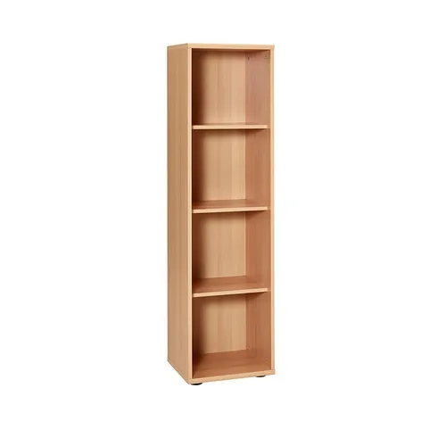 Lomadox Aktenregal - Büromöbel für effiziente Büroorganisation - Büroschränke aus hellem Buchenholz, ideal für platzsparende Aufbewahrung mit 40x153x39,5 cm und modernem Design.