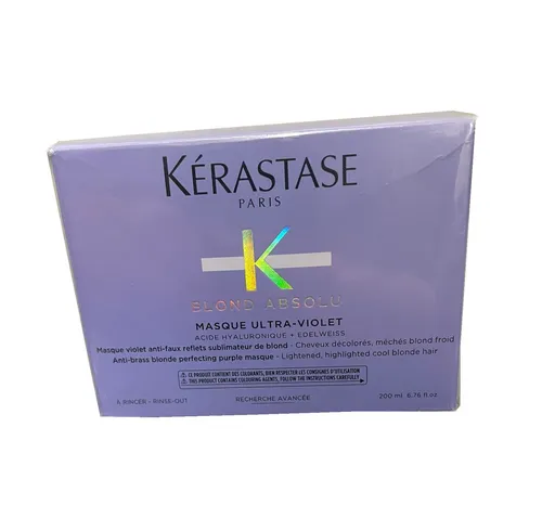 Kérastase Blond Absolu Masque Ultra Violet 200ml - Shampoos & Spülungen, schützt und nährt coloriertes blondes Haar mit einem effektiven Farbschutz, ideal für strahlende Blondtöne.