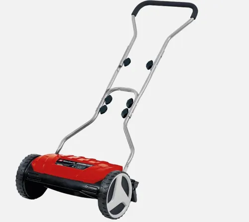 EINHELL Handrasenmäher GE-HM 38 S - 38 cm Schnittbreite, leise und umweltfreundlich mit 5 hochwertigen Stahlmessern für golfrasentaugliche Ergebnisse