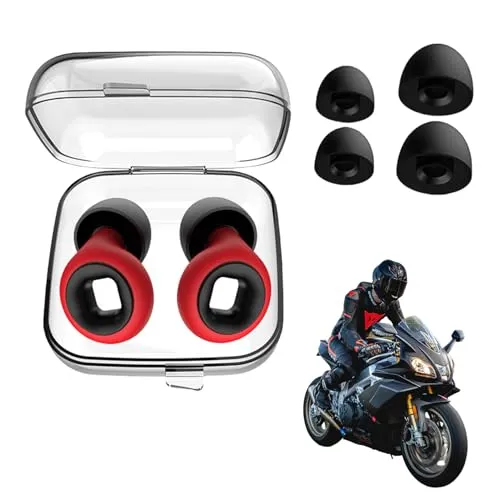 Artvive Ohrstöpsel mit 2 Paar Ohrenkappen – Ideal für Gehörschutz - Set aus 1 Paar Artvive Ohrstöpseln und 2 Paar Ohrenkappen für optimalen Gehörschutz. Perfekt für Motorradfahrer, Konzertbesucher und zur Reduzierung von Schnarchgeräuschen. Hochwertige Materialien für hohen Tragekomfort.