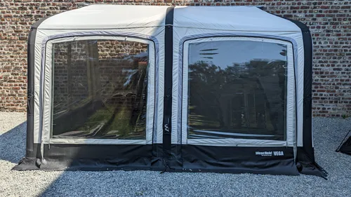 Westfield Vega 330 2.0 - Luftzelt mit Anstellhöhe 235-255 cm, wetterbeständig, einfacher Aufbau