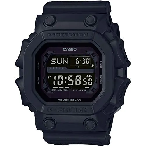 Casio Herren Solar Armbanduhr GX-56BB-1ER - Armbanduhren für Herren mit Solar Weltzeitfunktion, schmutzresistentem Gehäuse und wasserdicht bis 20 bar – ideal für Abenteuer und den Alltag.