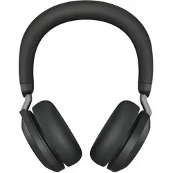 Evolve2 75 Link380c UC Stereo Black - Kabelloses On-Ear Headset mit aktiver Rauschunterdrückung und Geräuschisolierung, ideal für UC-Umgebungen