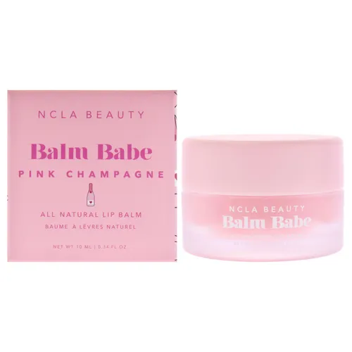 Balm Babe Lippenbalsam - Pink Champagne von NCLA - Natürlicher, veganer Lippenbalsam mit Sheabutter und Kakaobutter für intensive Pflege. Feuchtigkeitsspendend und geschmeidig machend, ideal für jeden Tag. Limitierte Edition mit Geburtstagskuchenduft!