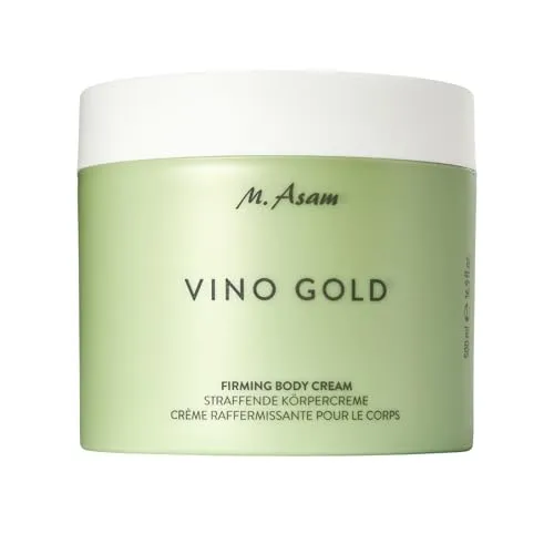 M. Asam VINO GOLD Straffende Körpercreme (500 ml) – Anti-Aging Pflege für glatte Haut - Bodycremes für straffere Haut: Die reichhaltige Körpercreme mit Koffein und Aloe Vera verbessert die Hautfestigkeit und spendet intensive Feuchtigkeit für geschmeidige Haut.