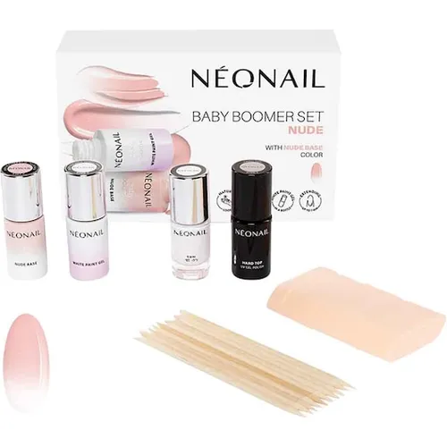 NEONAIL Geschenksets Kollektionen - Baby Boomer Set Nude, für elegante Nagel-Styles mit perfektem Farbverlauf und langanhaltendem Glanz