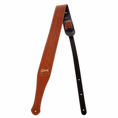 Gibson The Classic Strap - Zubehör für Gitarre & Bass, Premium Gitarren Gurt aus hochwertigem Leder mit klassischem Design, verstellbar von 123 bis 152 cm für optimalen Tragekomfort.