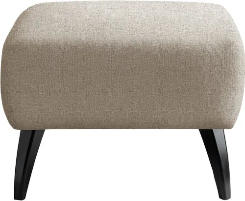 Home affaire Polsterhocker Colori, Holzfußfarbe wählbar, verschiedene Stoffe, hochwertige Stoffqualität