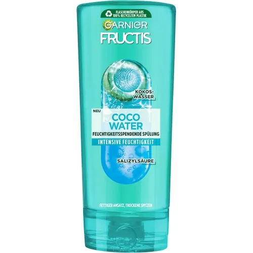 Garnier Fructis Coco Water Spülung Conditioner 200ml - Intensive Feuchtigkeit für fettiges Haar, 200ml Flasche, perfekt für geschmeidige und gesunde Haare, ideal für tägliche Anwendung.