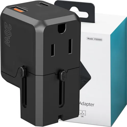Chotech PD20W C+A Travel Wall Charger (US/EU/UK/AU)