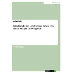 Anlauttabellen in Lehrbüchern für die erste Klasse. Analyse und Vergleich von Julia Uhlig / GRIN Verlag / Taschenbuch