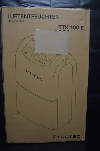 Trotec Luftentfeuchter TTK 100 E - Elektrisch, 30 Liter pro Tag, ideal für Wohn- und Büroräume bis 230m², mit Hygrostat und Selbstregulierung