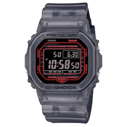 CASIO Digitaluhr Casio G-Shock DW-B5600G-1ER, Casio G-Shock Bluetooth Herren Uhr DW-B5600G-1ER