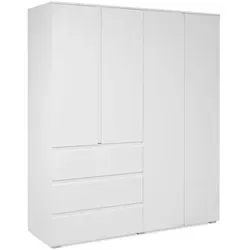 Kleiderschrank Image 160 x 191 cm in Weiß - Kinderzimmermöbel mit großzügigem Stauraum und modernem Design, ideal für eine ordentliche und stilvolle Kinderzimmereinrichtung.