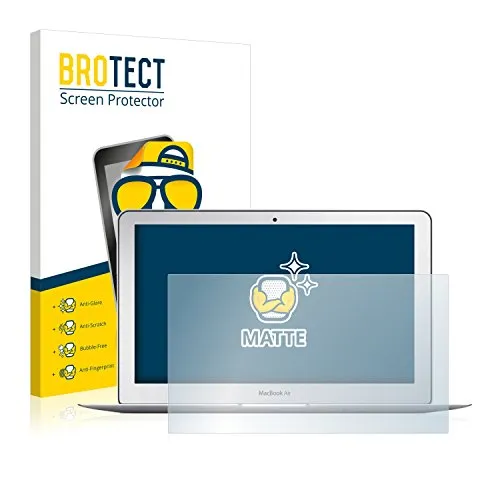 BROTECT Entspiegelungs-Schutzfolie für Apple MacBook Air 11" (Anfang 2015) (2 Stück) Matte Displayschutz-Folie, Anti-Reflex, Anti-Fingerprint
