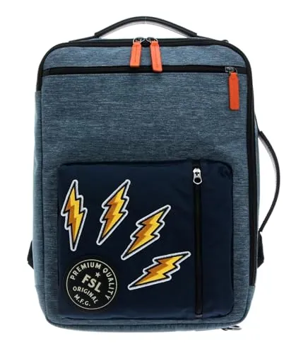 Fossil Buckner Computer Backpack Blue
