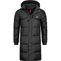 Höhenhorn Bannalp Herren Wintermantel Jacke Schwarz Gr. M - RDS-zertifizierte Daunen, leicht und warm für extreme Kälte