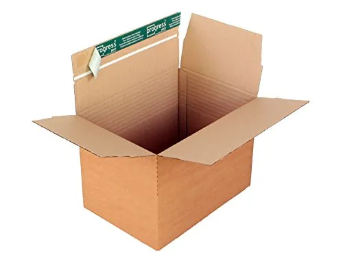 Stück, Versandkarton FLIXBOX® VARI „PREMIUM“ PP K14.04, mit umweltfreundlicher Selbstklebeverschluss, DIN A4, Außenmaße 312x223x140-224 10