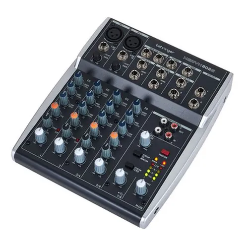 Behringer Xenyx 802S B-Stock - 8-Kanal Analogmixer mit USB-Streaming-Schnittstelle; ideal für Musiker und Podcaster; B-Stock mit voller Garantie und leichten Gebrauchsspuren.