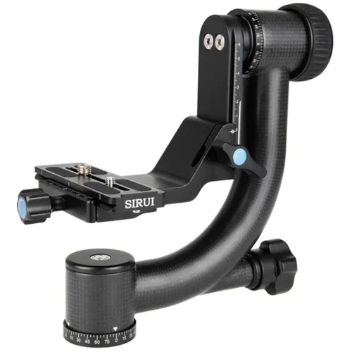 SIRUI Kardankopf PH-20 Gimbal Head Carbon - Hochwertiger Carbon Gimbal Kopf für Stative, extrem leicht mit nur 1,1 kg und bis zu 20 kg belastbar – ideal für professionelle Fotografen.