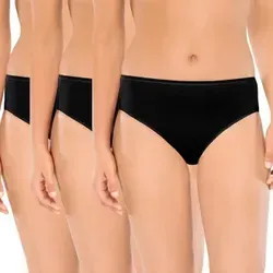 Schiesser 3P Essentials Cotton Briefs Schwarz Damen - Bequeme Schiesser Essentials Cotton Briefs aus 95% weicher Baumwolle – ideal für den täglichen Einsatz. Zeitloses Design und perfekte Passform für höchsten Komfort den ganzen Tag.