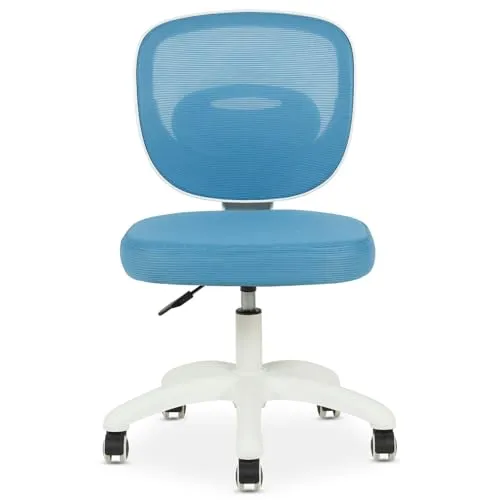 Kinderdrehstuhl MAYLA mit Rollen – Ergonomischer Schreibtischstuhl für Kinder - Der MAYLA Drehstuhl in Blau bietet ergonomischen Sitzkomfort für kleine Kinderzimmer. Mit höhenverstellbarem Gaslift und leichten Rollen ist er perfekt für flexibles Lernen und Spielen.