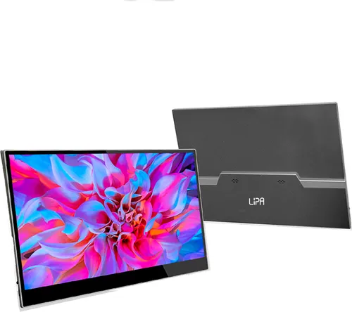 Lipa AX-60T Portable Monitor 4K 15.6" Touchscreen - Portable Monitor für Gaming und Multimedia, 4K Touchscreen, leicht und mobil, ideal für Nintendo Switch, Xbox und Smartphones.