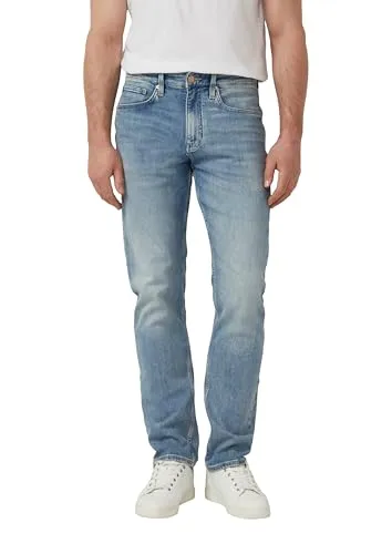 s.Oliver Jeans Mauro - Regular Fit, Mid Rise, Tapered Leg in Blau 32/30 - Stylische Jeans im Tapered Leg Design, ideal für einen modernen Look. Mit Mid Rise Bund und praktischen Taschen für Alltag und Freizeit.