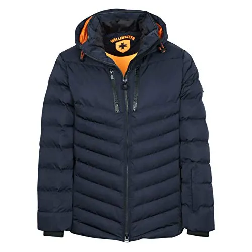 Wellensteyn Herren Steppjacke Carmenere Midnightblue, Größe:XXXL - Funktionsjacke für Herren, wind- und wasserabweisend, ideal für Outdoor-Aktivitäten und kalte Tage.