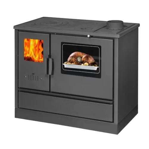 Küchenofen Anthrazit 4020, 7,9 kW - Kaminöfen – Eleganter Küchenofen mit 7,9 kW Leistung und umweltfreundlicher A+ Effizienz, ideal zum Heizen und Kochen in modernen Küchen.