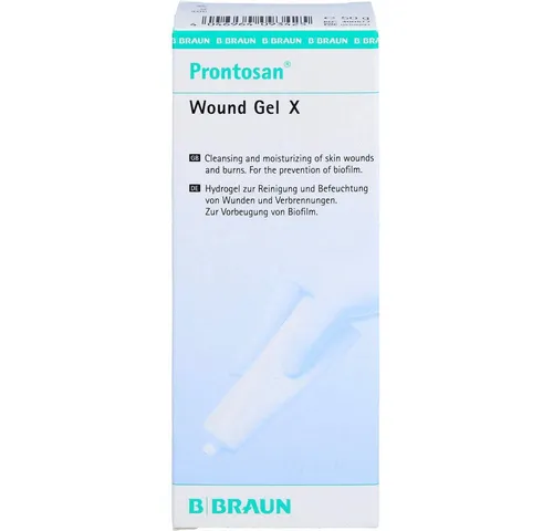 B. Braun Prontosan Wundgel X Spar-Set, 1-tlg. - Körpergel zur Reinigung und Dekontamination von Wunden, fördert die Heilung durch kontinuierliche Feuchtigkeit und antimikrobielle Wirkung.