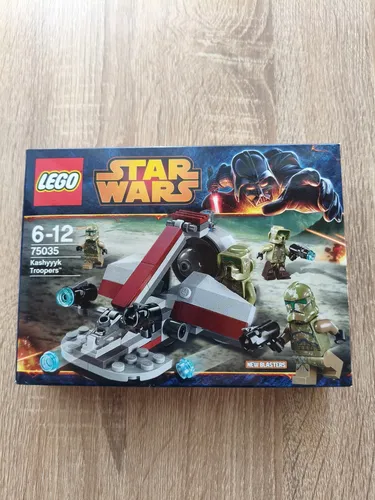 LEGO 75035 Star Wars - Kashyyyk Troopers - Lego Set mit 4 Minifiguren und Sumpfgleiter, ideal für actionreiche Star Wars Schlachten und kreative Rollenspiele.