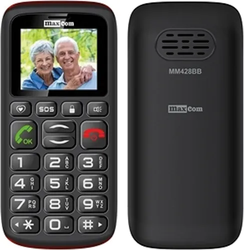 Maxcom Mm462 Negro Móvil Senior 1.8'' mit Kamera - Seniorenhandy mit extra großen Tasten, SOS-Taste und einfach zu bedienendem Menü. Ideal für Sicherheit und Benutzerfreundlichkeit.