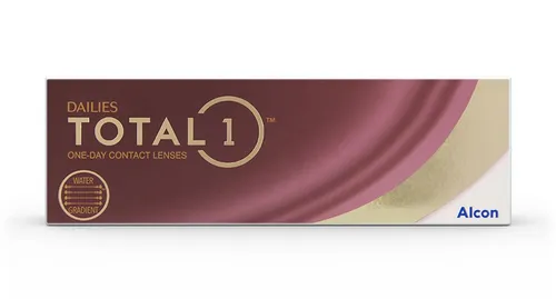 Alcon Dailies Total 1 Tageslinsen -7 dpt & BC 8.5 - Kontaktlinsen mit Wassergradient-Technologie für ein außergewöhnlich sanftes Tragegefühl. Ideal für den ganzen Tag, perfekt für Komfort und klare Sicht.