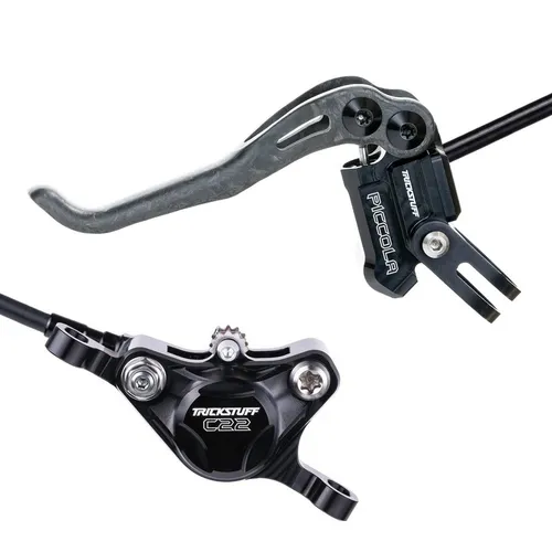 Trickstuff Piccola Carbon v+h Set Scheibenbremse Postmount Satz (VR + HR)