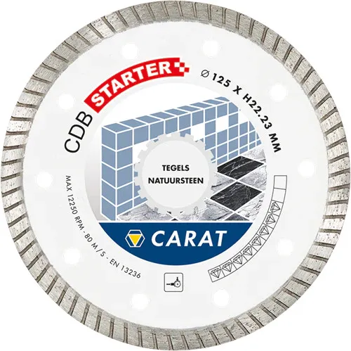 Carat cdbs125300 Diamantsägeblatt für Trockenschnitt – 125 x 22,2